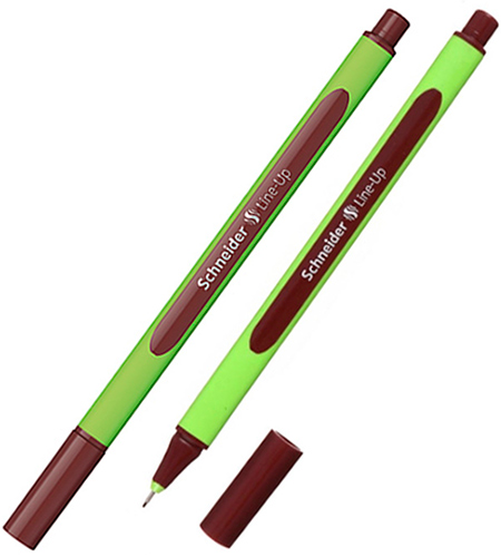 Ручка капиллярная (линер) Line-Up, топазно-коричневая, 0.4 мм, Schneider