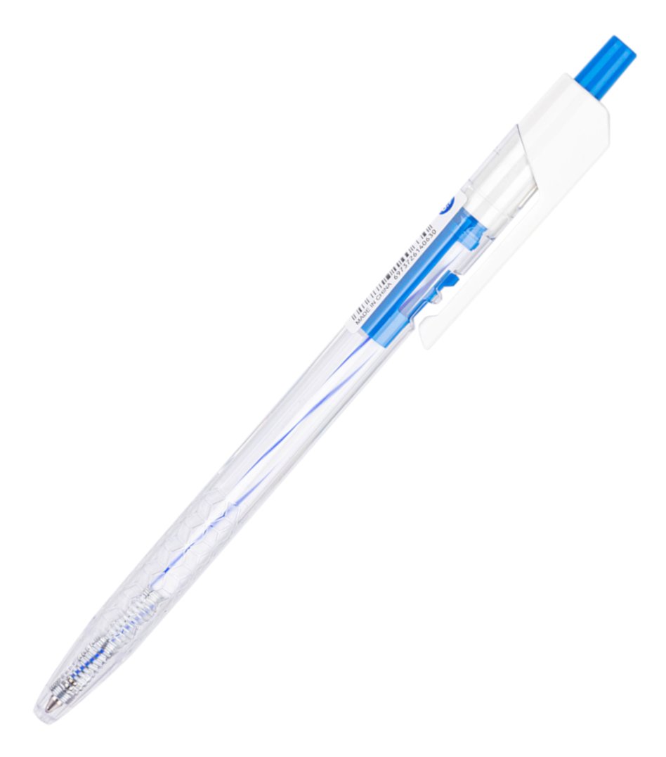 Ручка шариковая автоматическая, синий стержень, ARROW, Deli (арт. Q24 .