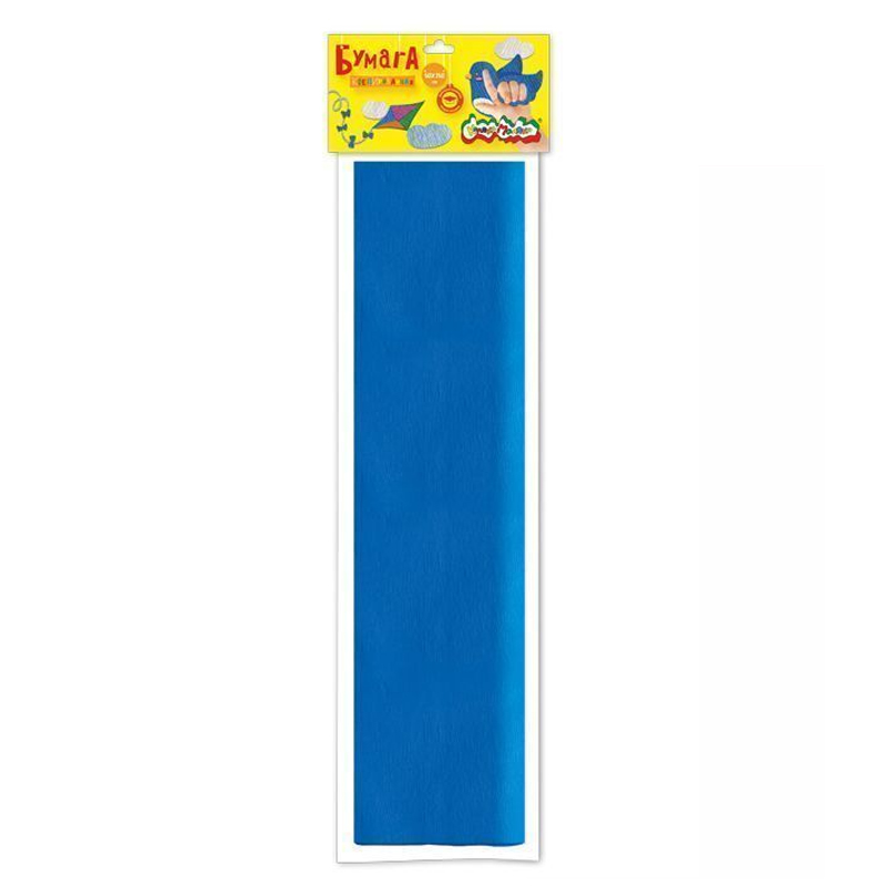 Бумага креповая 50x2.5, синяя